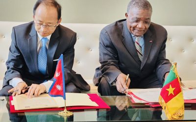 नेपाल र गणतन्त्र क्यामरुनबीच कूटनीतिक सम्बन्ध स्थापना