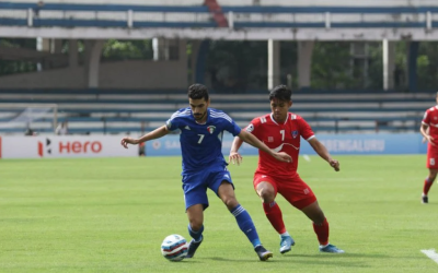 साफ च्याम्पियनसिप फुटबल : कुवेतसँग नेपाल ३- १ गोलले पराजित