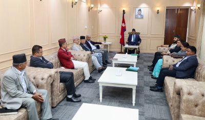 प्रधानमन्त्री कार्यालयमा सर्वदलीय बैठक जारी