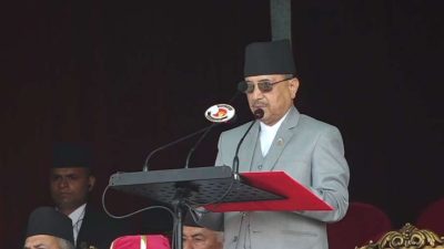 वर्तमान संविधान नेपालको राजनीतिक इतिहासमा एउटा ऐतिहासिक एवं महत्त्वपूर्ण उपलब्धि: कार्यवाहक प्रधानमन्त्री