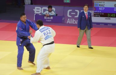 एसियाडको जुडो खेलमा नेपालको यात्रा समाप्त