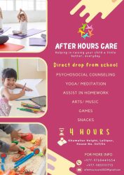 बालबालिकाहरूको लागि “AFTER HOURS CARE” सञ्चालनमा
