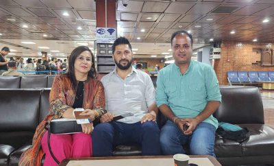 नेपाल र भारतको खेल हेर्न भन्दै रवि लामिछाने पत्नी सहित लागे श्रीलंका