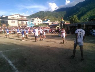 खुल्ला भलिबल प्रतियोगिता हुँदै