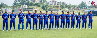 नेपाल र युएईको खेल सुरु, युएईविरुद्ध नेपालले व्याटिङ गर्दै