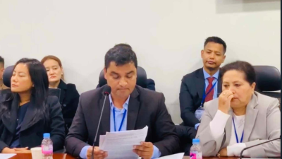 नेपाली कामदारलाई योगदानमा आधारित पेन्सन दिन कोरियासँग सांसद पौडेलको आग्रह